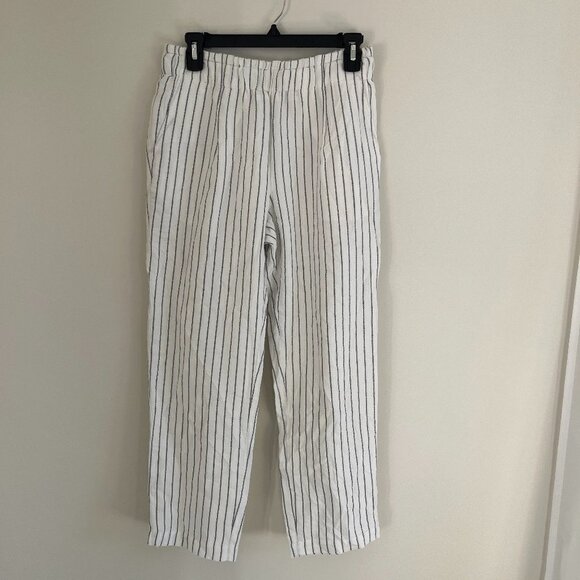 Joie Linen/Viscose Stripe Pant - Size Small - Picture 3 of 9